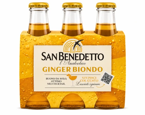 San Benedetto Ginger Biondo Bezalkoholowy Aperitif 6 × 100 ml