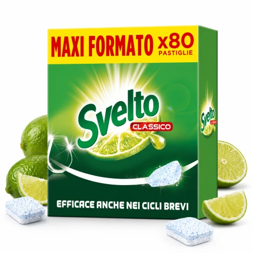 Svelto Classic Tabletki do Zmywarki 80 szt.
