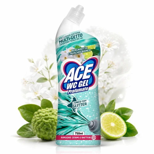 ACE WC Żel do WC Bergamotka i Piżmo 750 ml
