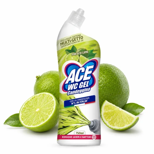 ACE WC Gel Candeggina Fresco Lime Żel do WC z Wybielaczem 750 ml