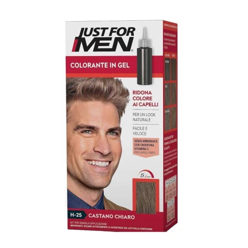 Just For Men H-25 Żel Koloryzujący do Włosów Jasny Brąz