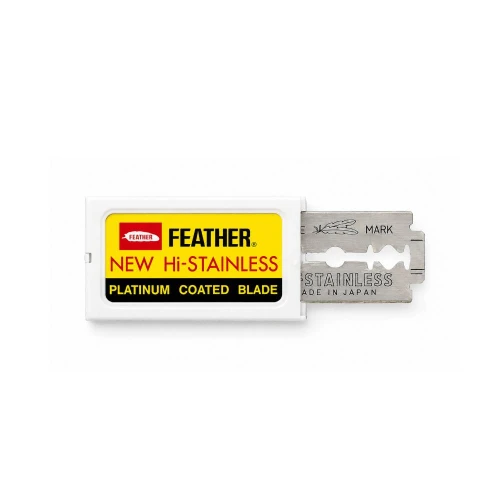 FEATHER żyletki do golenia Hi-Stainless Platinum 10 szt