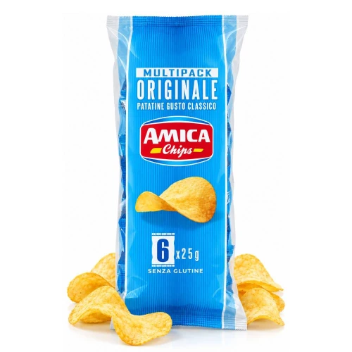 Amica Chips chipsy ziemniaczane Multipack 6 x 25 g