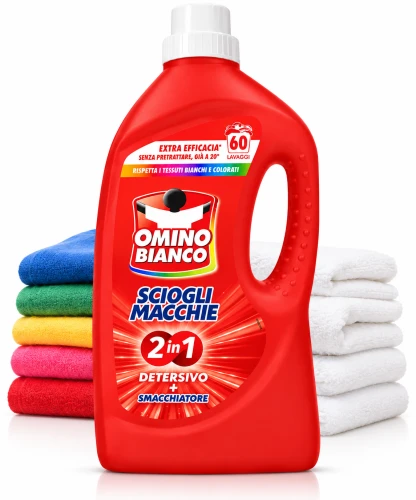 Omino Bianco płyn do prania z odplamiaczem 2w1 60 prań