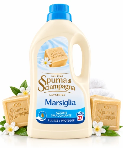 Spuma di Sciampagna płyn do prania Marsiglia 27 prań 1,215 l