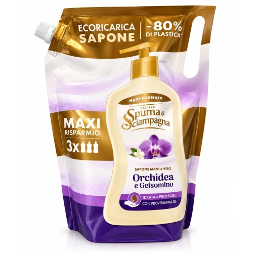 Spuma di Sciampagna Mydło w Płynie Orchidea 1300 ml – Antybakteryjne