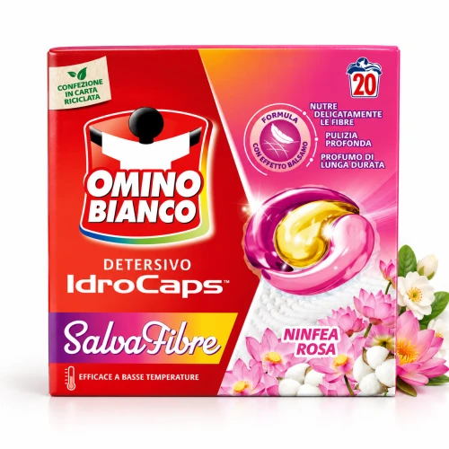Omino Bianco Salva Fibre Ninfea Kapsułki do Prania 20 szt.