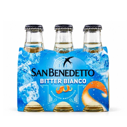 San Benedetto Bitter Bianco Napój Bezalkoholowy 6 × 100 ml