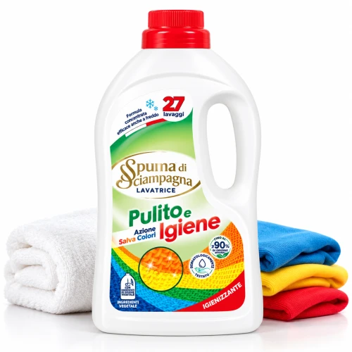 Spuma di Sciampagna Pulito e Igiene Płyn do Prania Kolorów 1,215 l 